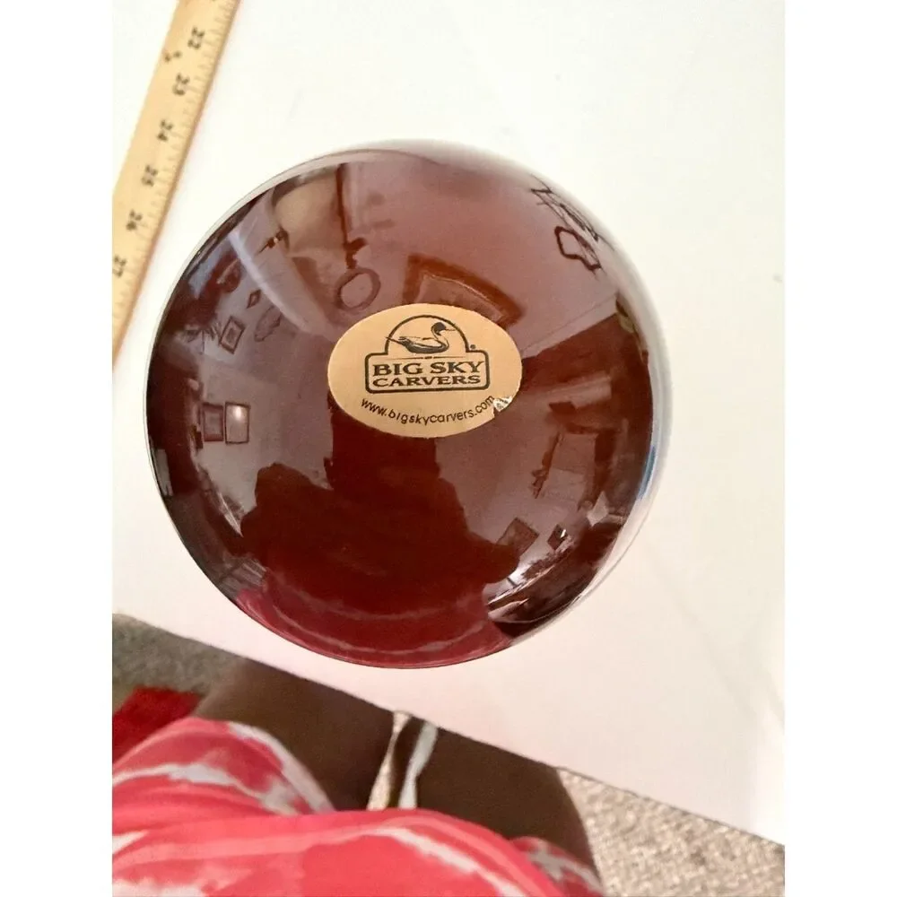 vtg amber glass amphora vase in oranate metal stand